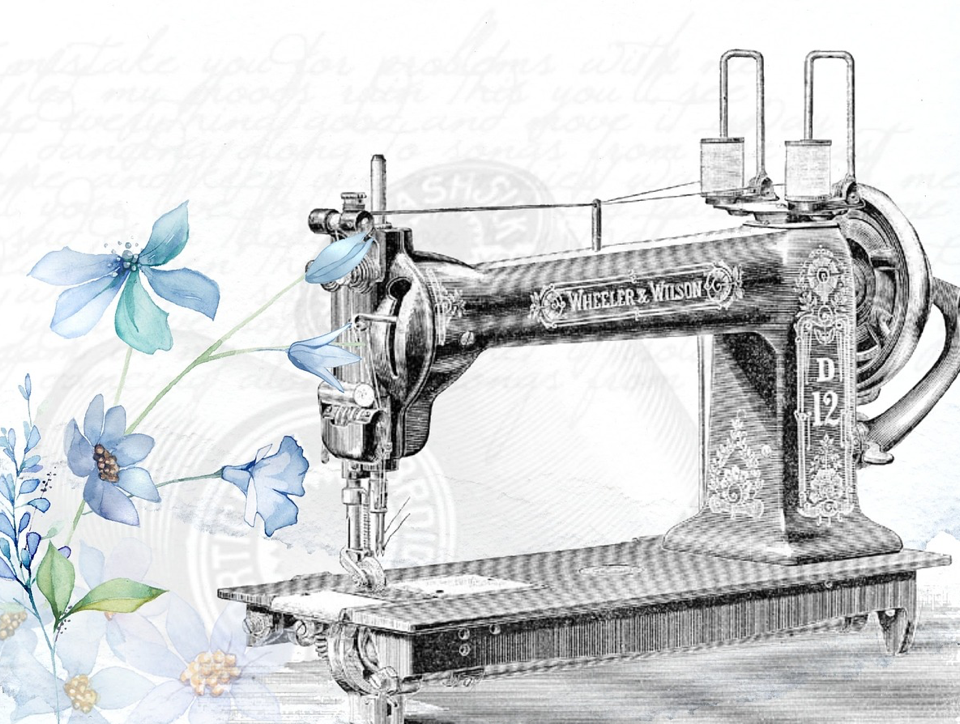 Vintage Sewing Machine Pixabay
